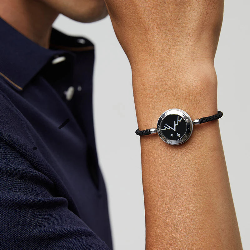 Mountain & Sea Touch-Armbänder für Verliebte mit Vibrations- und Leuchtfunktion – 2er-Set