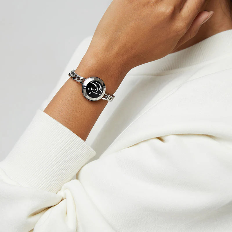 Mountain & Sea-Liebesarmbänder für Paare mit Vibration und Lichtsynchronisationsberührung – Männer 15–23,5 cm, Frauen 15–21,5 cm, Totwoo, Geschenkpackung