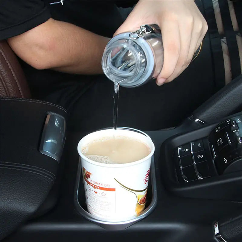 Reise-Thermosbecher – Borosilikatglas, 280 ml Fassungsvermögen, 12 V/24 V Gleichstromheizung