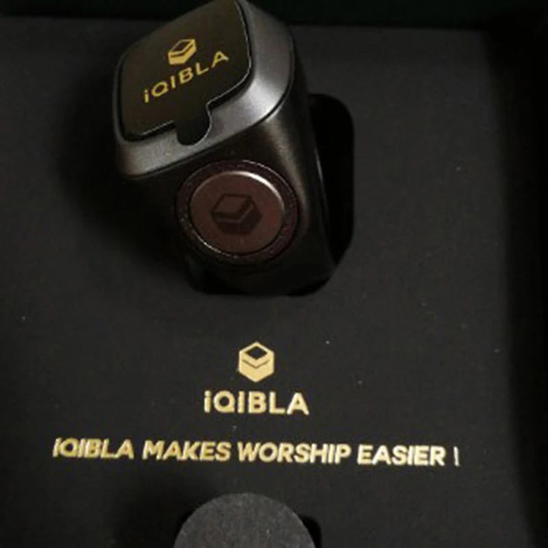 Zikr1 Lite Smart Tasbih Ring: OLED-Display, Gebetszeit-Erinnerung, Bluetooth-Konnektivität, lange Akkulaufzeit, Aufladen über USB – Verfolgung der Anzahl der 5 Gebete