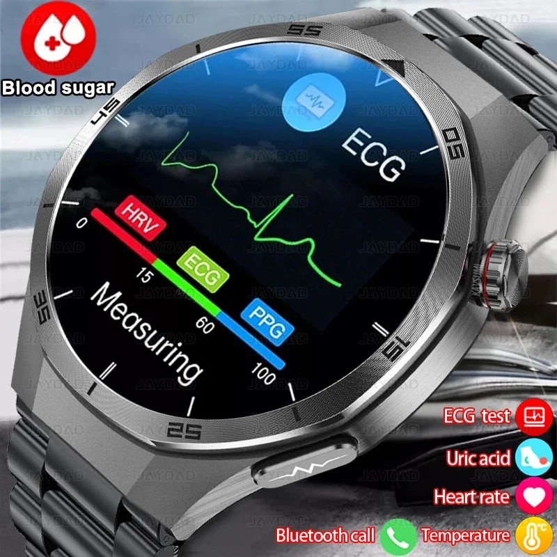 2025 New For HUAWEI Medical Grade Blood Fat Smartwatch ECG Blood Glucose Uric Acid Blood Pressure Health Monitoring Smart Watch