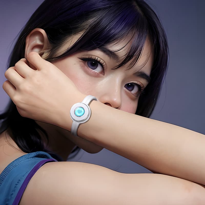 Touch-Armbänder für Paare: 2 intelligente Schmuckstücke, Vibration und Licht, wasserdicht, 1 Jahr Garantie