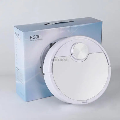 ES06 Robot Vacuum Cleaner with Bluetooth App Control and Smart Touch - 3.7V Voltage - ABS Material - 865G Weight - Lithium Battery