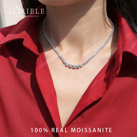 LORIELE GRA 4 1.2ct Moissanite Necklace | D Color VVS1 Clarity | 925 Sterling Silver