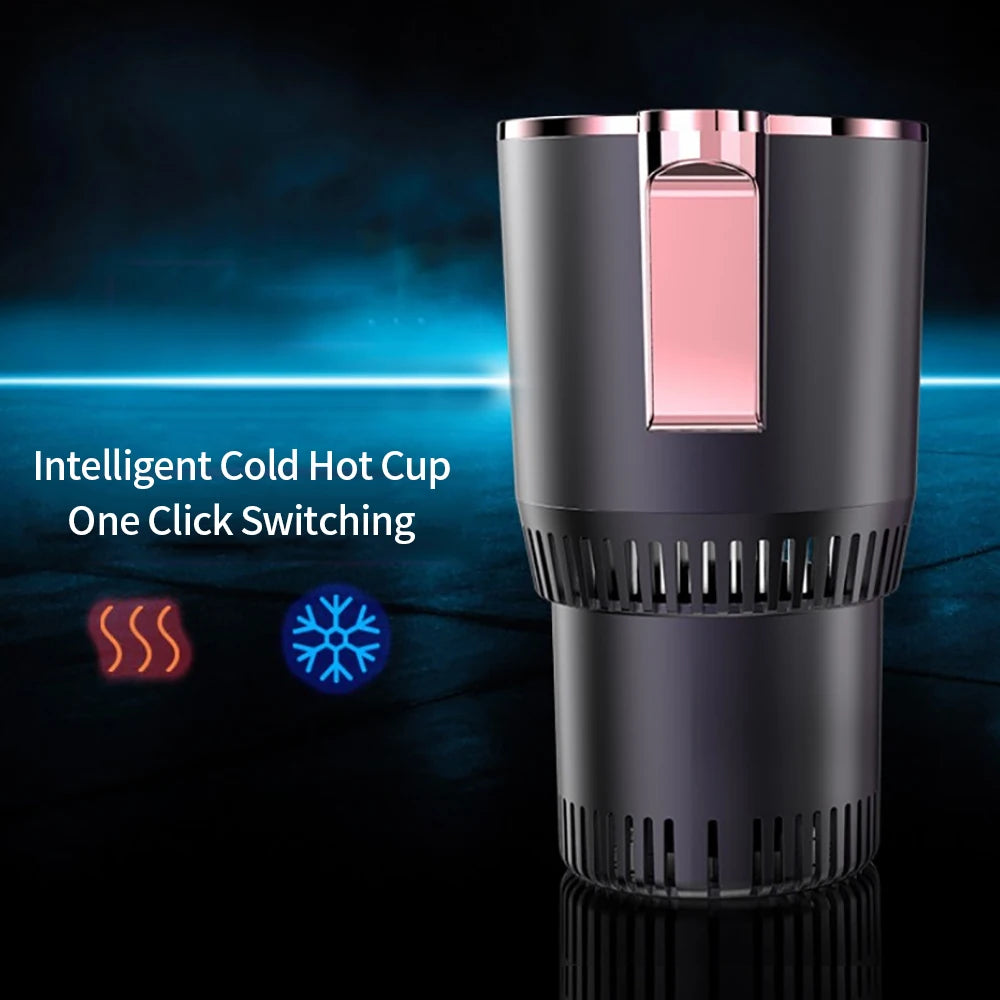 Heat Chill Cup Holder with Cooling & Heating Function - 2-In-1 Car Cup Holder