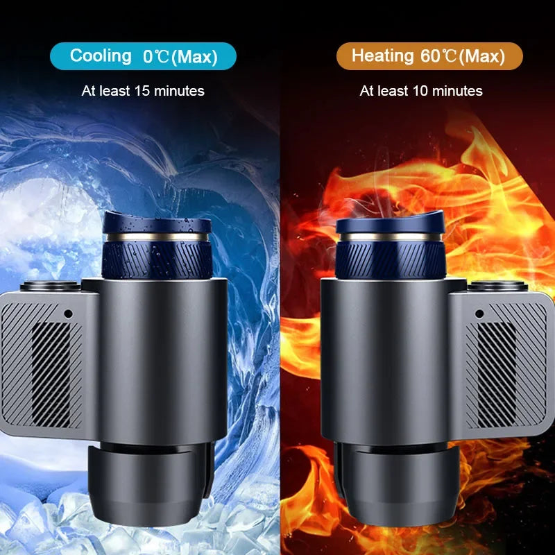 Hot & Cool Smart Cup Holder - Fast Heating/Cooling Speed - Effective with Various Bottle Materials