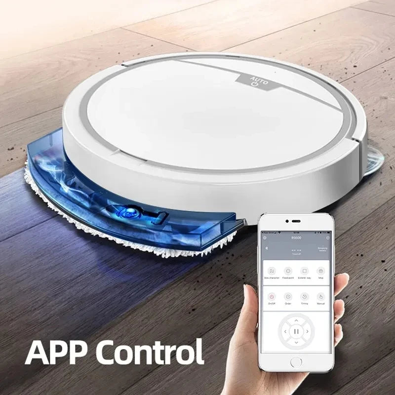 Smart Sweeping Robot Vacuum Cleaner: 2800Pa Suction, Wet & Dry, Sweep & Mop