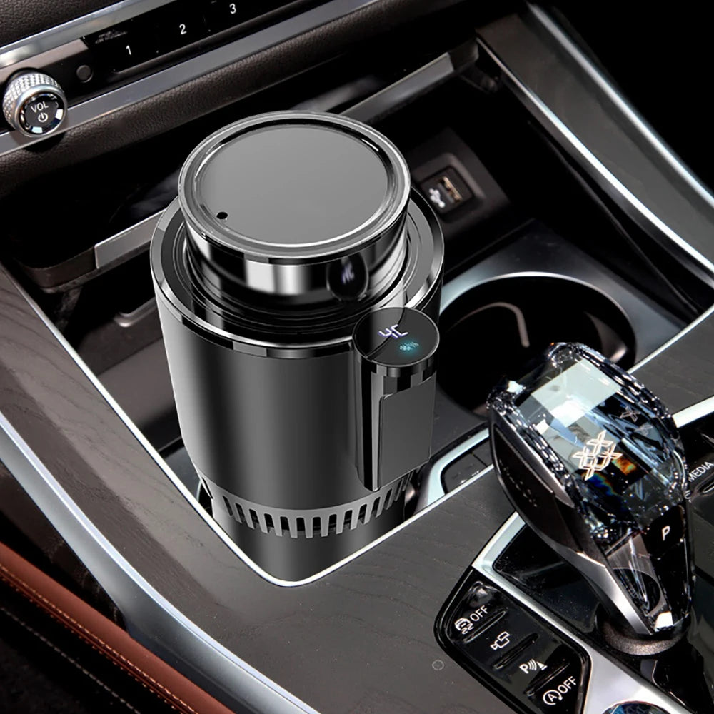 Heat Chill Cup Holder with Cooling & Heating Function - 2-In-1 Car Cup Holder