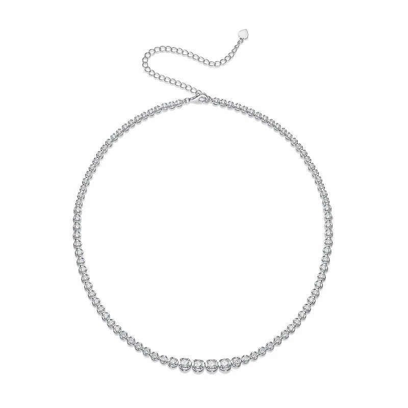 LORIELE GRA 4 1.2ct Moissanite Necklace | D Color VVS1 Clarity | 925 Sterling Silver